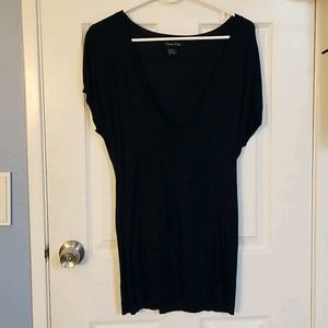 Long Navy V neck summer sweater